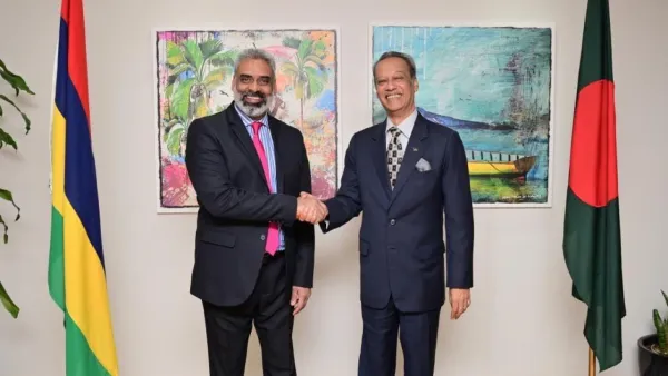 মরিশাসের পররাষ্ট্রমন্ত্রীর সঙ্গে বাংলাদেশের হাইকমিশনারের সৌজন্য সাক্ষাৎ