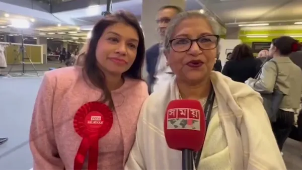 মেয়ের জয়ে উল্লসিত শেখ রেহানা