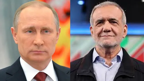 ইরানের নতুন প্রেসিডেন্ট পেজেশকিয়ানকে শুভচ্ছো জানালেন পুতিন