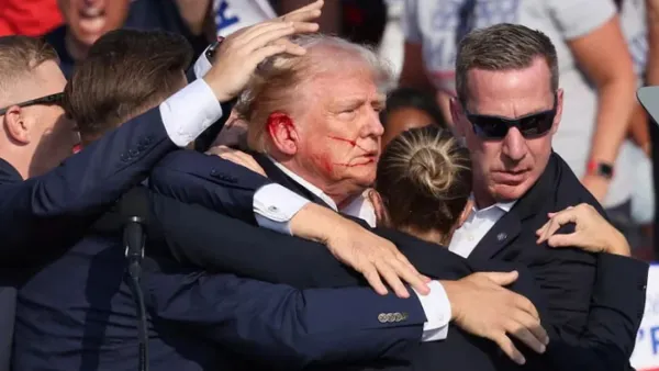 গুলিবিদ্ধ ট্রাম্প, মারা গেছেন বন্দুকধারী (ভিডিও)