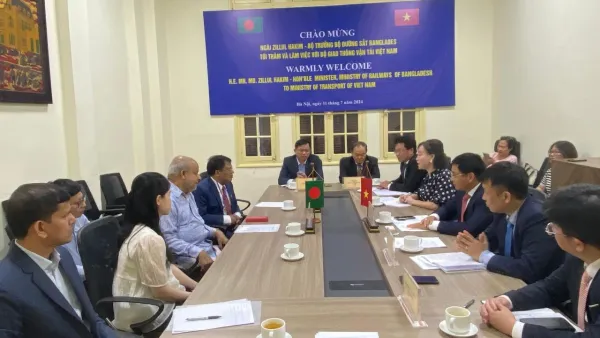 ভিয়েতনামের পরিবহনমন্ত্রীর সঙ্গে বাংলাদেশের রেলমন্ত্রীর দ্বিপক্ষীয় বৈঠক