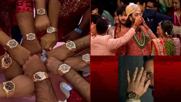অনন্তের বিয়েতে দুই কোটি রুপি মূল্যের সোনার ঘড়ি পেলেন বরযাত্রীরা