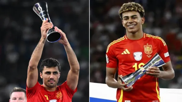 ইউরোর টুর্নামেন্ট সেরা রদ্রি, সেরা উদীয়মান ইয়ামাল