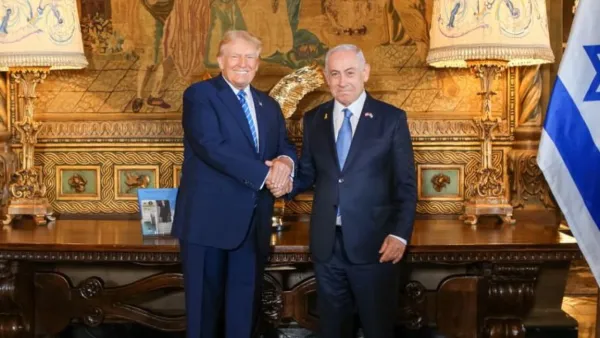 ট্রাম্পের সঙ্গে দেখা করলেন নেতানিয়াহু