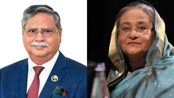 দেশ ছাড়ার আগে রাষ্ট্রপতির কাছে পদত্যাগপত্র দেন শেখ হাসিনা