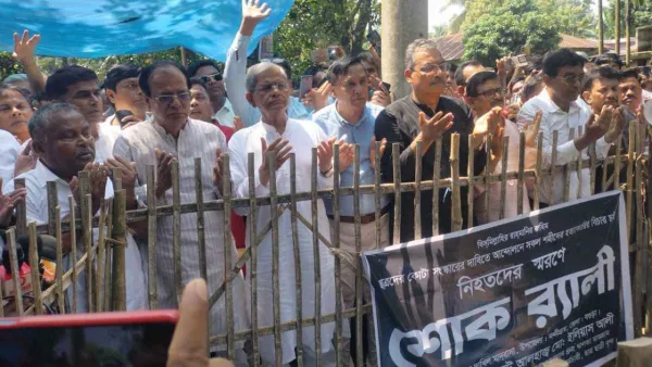 আবু সাঈদের কবর জিয়ারত করলেন মির্জা ফখরুল