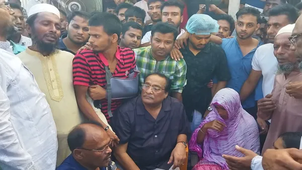 ‘পৃথিবীতে ছেলে হত্যার সুষ্ঠু বিচার না হলে আল্লাহ বিচার করবেন’