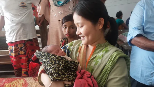 দাগনভূঞা আশ্রয়কেন্দ্রে শিশুর জন্ম