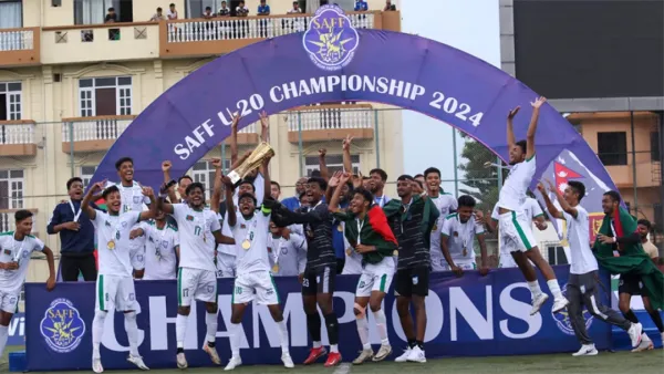 সাফজয়ী ফুটবল দলকে শুভেচ্ছা জানাল বিসিবি