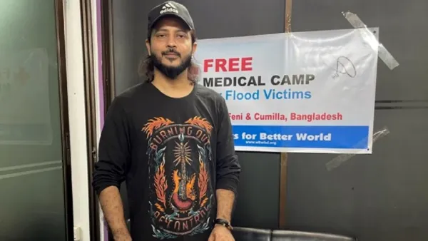 বন্যাদুর্গত মানুষের চিকিৎসাসেবায় কায়েস আরজু