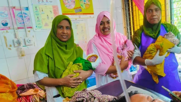 একসঙ্গে জন্ম নেওয়া তিন শিশু মারা গেছে