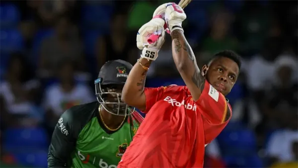 সিপিএলে এক ম্যাচে ৪২ ছক্কার রেকর্ড