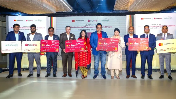 সিএমএসএমই উদ্যোক্তাদের জন্য টাইটেনিয়াম ক্রেডিট কার্ড আনল লংকাবাংলা-মাস্টারকার্ড-প্রিয়শপ