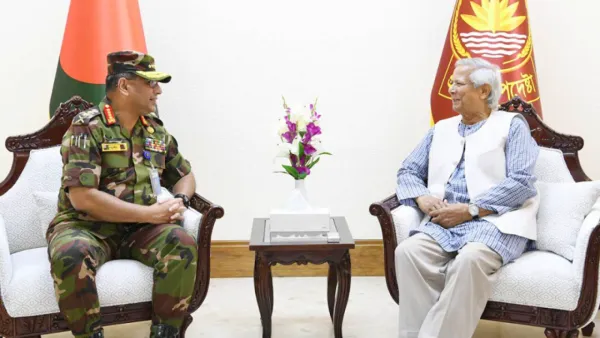 প্রধান উপদেষ্টার সঙ্গে সেনাপ্রধানের সাক্ষাৎ