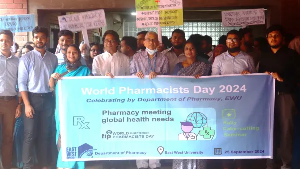 ইস্ট ওয়েস্ট বিশ্ববিদ্যালয়ে বিশ্ব ফার্মাসিস্ট দিবস উদযাপন