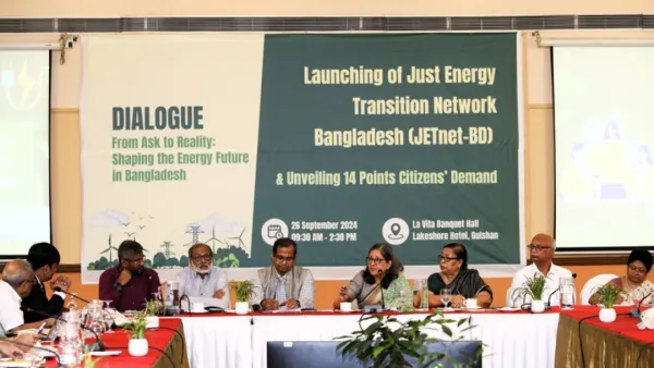 দেশে ন্যায্য জ্বালানি রূপান্তরে নাগরিক সমাজের ১৪ দাবি