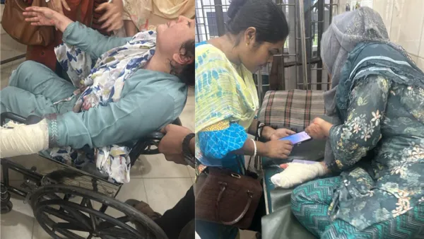 সোনালী ব্যাংক কর্মকর্তাদের কুপিয়ে টাকা ছিনতাই