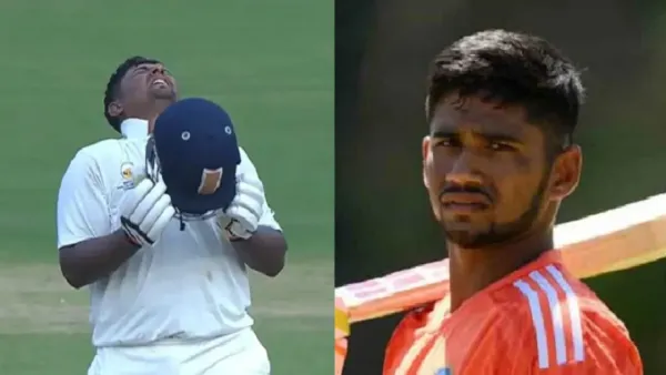 ‘এক শ আমার, বাকি এক শ আমার ভাইয়ের’, ডাবল সেঞ্চুরির পর সরফরাজ