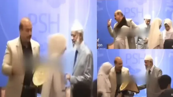 হঠাৎ রেগে মঞ্চ ছাড়লেন জাকির নায়েক, কিন্তু কেন?