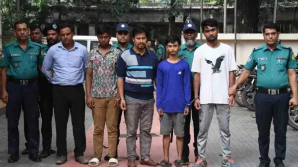 দীপ্ত টিভির কর্মী খুন: গ্রেপ্তার ৫ জন ৪ দিন করে রিমান্ডে