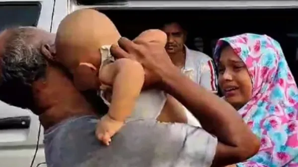 অপহৃত ৮ মাসের শিশু শরীয়তপুর থেকে উদ্ধার