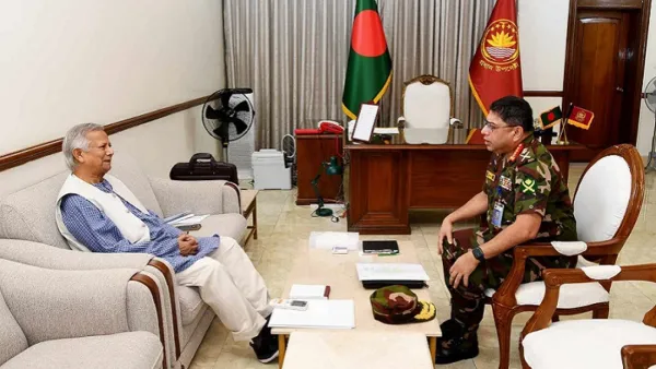 প্রধান উপদেষ্টার সঙ্গে সেনাপ্রধানের সাক্ষাৎ, কী কথা হলো