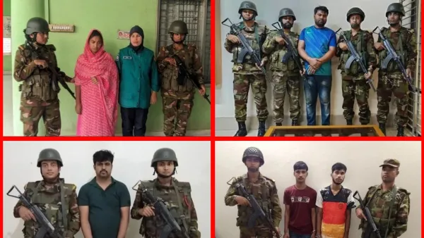 সেনা ও পুলিশের গাড়িতে আগুনের ঘটনায় আরও ৫ জন গ্রেপ্তার