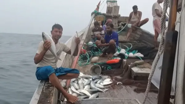মধ্যরাতে উঠছে নিষেধাজ্ঞা, ইলিশ ধরার অপেক্ষায় জেলেরা