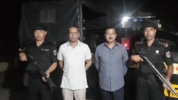 পাপনের পিএসসহ দুজন গ্রেপ্তার
