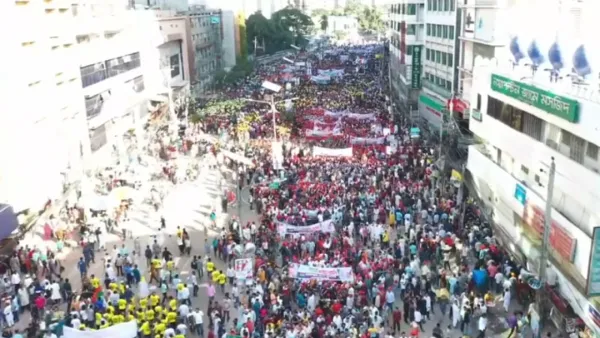 তারেক রহমানের বক্তব্যের মধ্য দিয়ে বিএনপির র‌্যালি শুরু