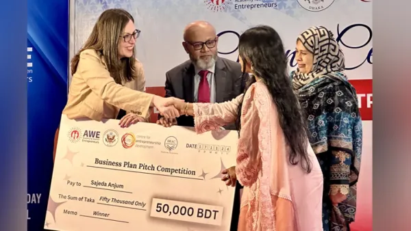 যুক্তরাষ্ট্র দূতাবাসে ৯০ নারী উদ্যোক্তার এডব্লিউই সমাপনী