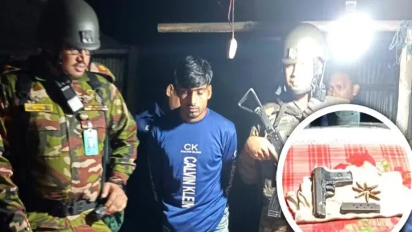 দিনাজপুরে যৌথবাহিনীর অভিযান, অস্ত্র-গুলি উদ্ধার