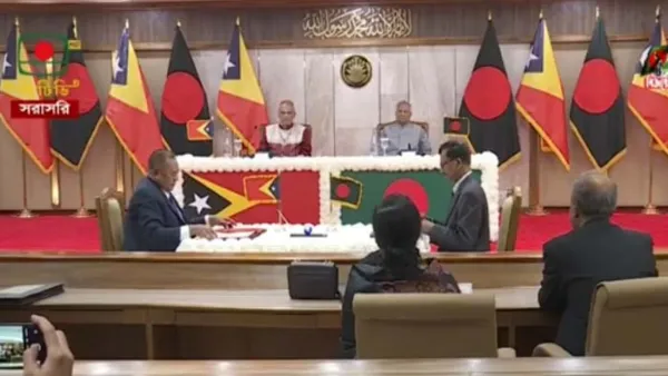 পূর্ব তিমুর ও বাংলাদেশের মধ্যে ভিসা অব্যাহতি চুক্তি সই