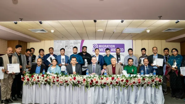 মাইগ্রেশন মিডিয়া অ্যাওয়ার্ড পেলেন ১৬ সাংবাদিক