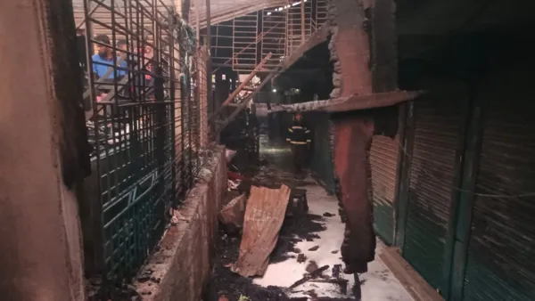 মার্কেটের আগুন নিয়ন্ত্রণে, ৩ কোটি টাকার ক্ষতি