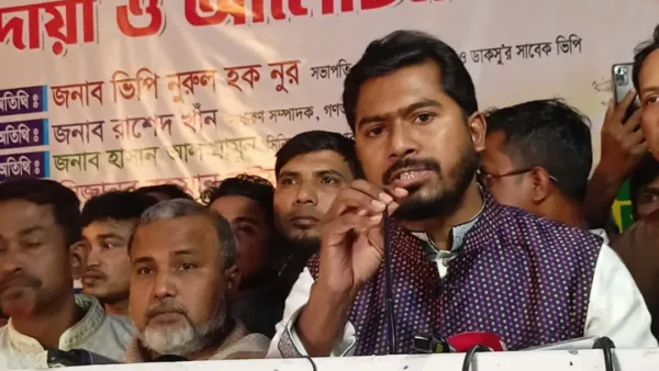 জাতীয় সরকার না হলে এই সরকার ৬ মাসও টিকবে না: ভিপি নুর