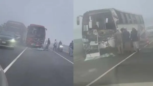 ঢাকা-মাওয়া এক্সপ্রেসওয়েতে ১০ যানবাহনের সংঘর্ষ, আহত অনেকে