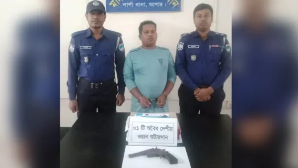 শার্শায় আগ্নেয়াস্ত্রসহ যুবলীগ কর্মী গ্রেপ্তার