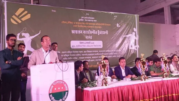ঢাবিতে ছাত্রদলের আন্তঃহল ব্যাডমিন্টন টুর্নামেন্ট উদ্বোধন 