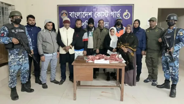 হরিণের মাংসসহ ৬ চোরাকারবারি আটক