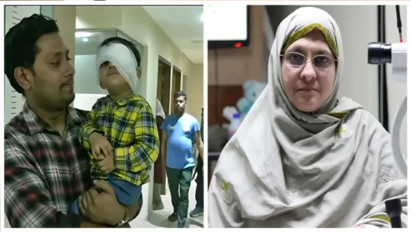 ভুলে শিশুর ভালো চোখে অস্ত্রোপচার