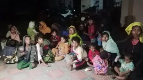 বাংলাদেশে অনুপ্রবেশকালে ৩০ শিশুসহ ৩৮ রোহিঙ্গা আটক