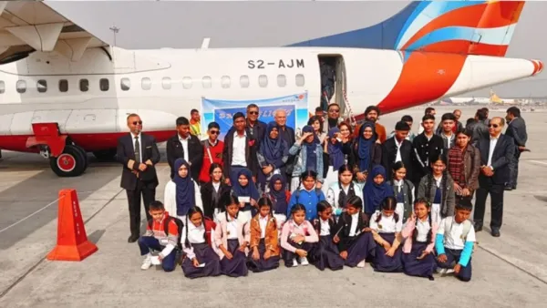 নভোএয়ারে সুবিধাবঞ্চিত শিশুদের আকাশে ওড়ার স্বপ্ন পূরণ