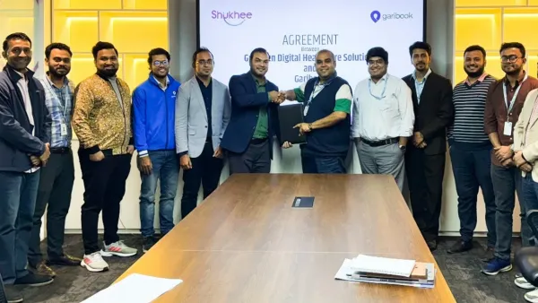 গাড়িচালক ও তাদের পরিবারের স্বাস্থ্যসেবায় গাড়িবুক-সুখীর চুক্তি স্বাক্ষর