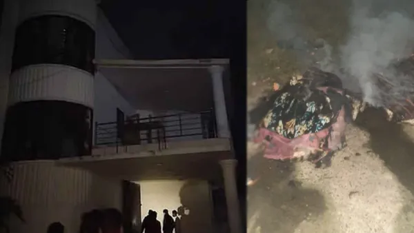 বেগমগঞ্জে সাবেক সেনাপ্রধান মইন ইউ আহমেদের বাড়িতে হামলা, আগুন