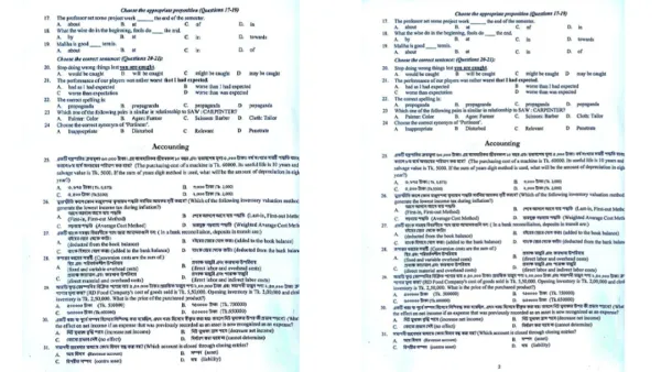 অসঙ্গতিতে ভরা ঢাবির ভর্তি পরীক্ষার প্রশ্নপত্র