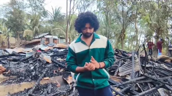 বাড়ি পুড়িয়ে দেওয়ার ঘটনায় মামলা করলেন কাফি