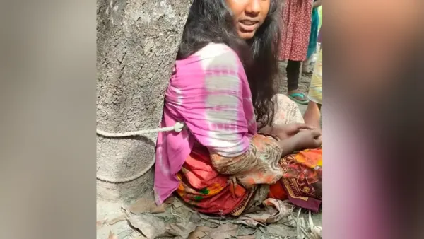 কিশোরীকে গাছে বেঁধে নির্যাতনের ঘটনায় নারী গ্রেপ্তার