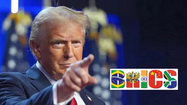 ব্রিকসের পাঁচ দেশকে কঠোর হুমকি ট্রাম্পের