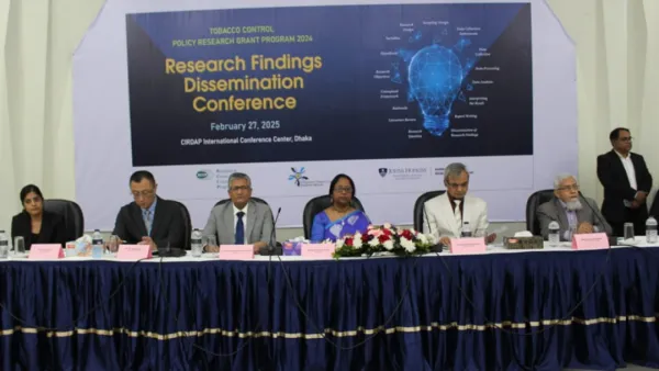 তামাকজাত দ্রব্যের ব্যবহার কমাতে নীতি সংস্কার জরুরি